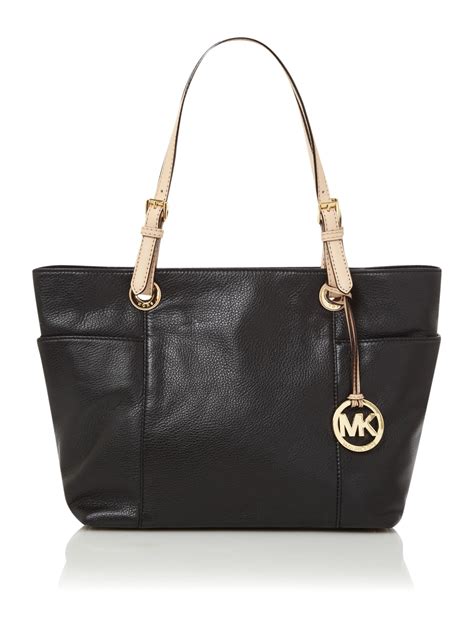 black jet set michael kors tote|Michael Kors large open tote.